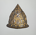 Cabasset, Steel, gold, silver, copper alloy, Italian, Milan